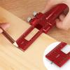 Woodworking Ruler Set Portable Scribing Positioner Ruler Aluminum Alloy Positioning Marking Rulers Carpenter Measuring Tools