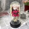 Rose Cover Rose Forever Bouquet Gift Box Luminous Soap Bouquet Teachers' Day Valentine's Day Ornament Gift
