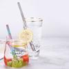 Stainless Steel Telescopic Straws with Cleaning Brush Reusable Drinking Straw Portable Tools Kitchen Bar Drinkware Accessories