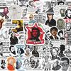 50PCS Creative Celebrity Emoji Stickers for Laptops, Suitcases, and Stationery