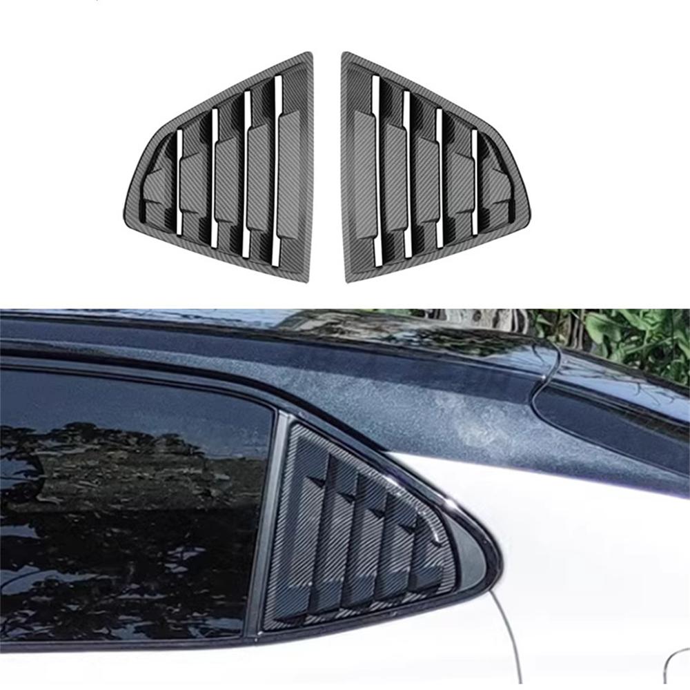 For Toyota Camry 2018-2024 Carbon Fiber Look Vent Window Scoop Louver Cover Trim