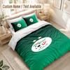 Algerien Nationalmannschaft Bettwäsche-Set, 1 Bettbezug & 2 Kissenbezüge Weich Bequem Schlafzimmer Heimtextil Dekor