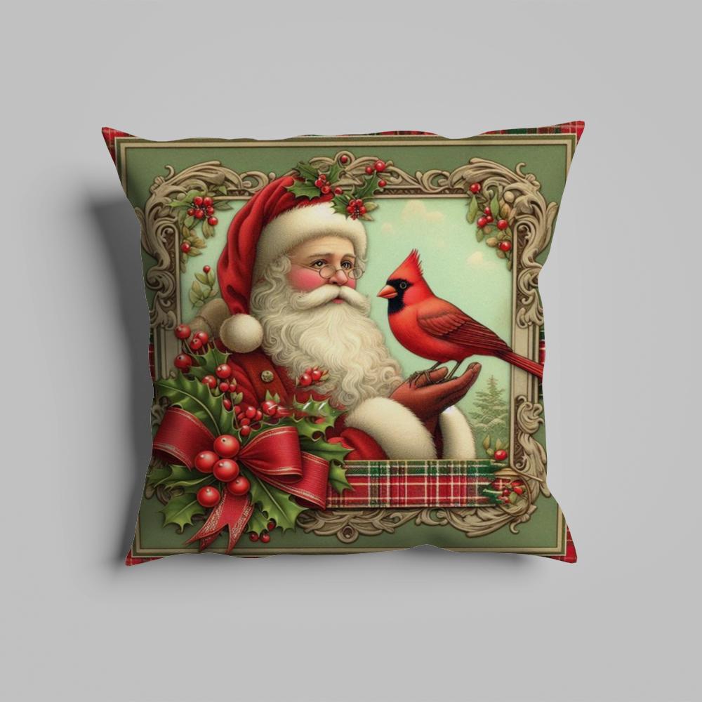 Kissenbezug luxuriös Heimbüro, Sofa dekorativ Mehrgrößen Autositzkissen, Kissenbezüge Weihnachtsmann Weihnachten Retro