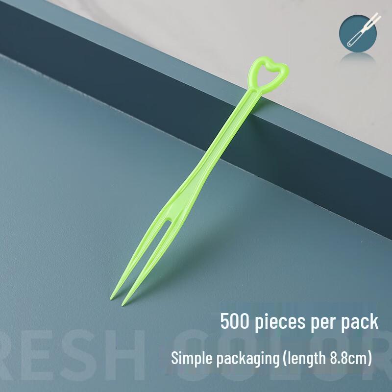 Yangge Disposable Plastic Heart Fruit Picks