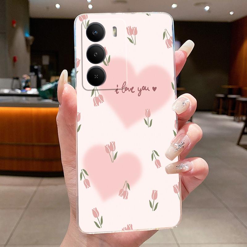 

Silicone Case For Realme P3 Lite Pretty Flowers Butterfly Protective TPU Soft Back Cover Fundas For Realme P3 Lite 4G Phone Case realme P3 Lite