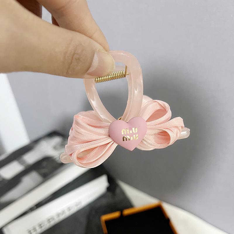 

Mori Girl Bow Hair Claw Clip for Half-Up Bun - Sweet High-End Accessory