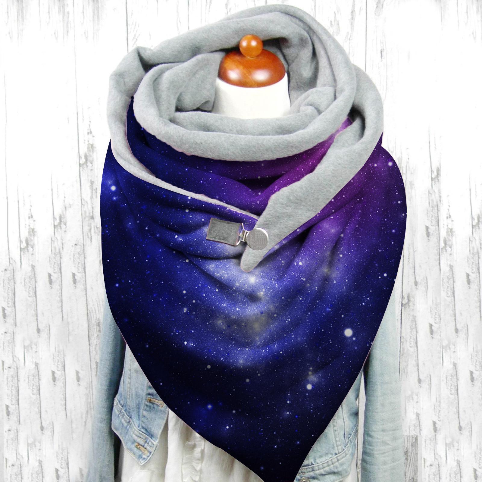 

GEN Женский винтажный шарф с принтом, модный многоцелевой шарф-шаль