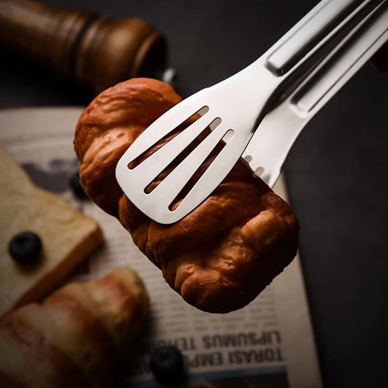 9-inch 201 Stainless Steel Food Tong