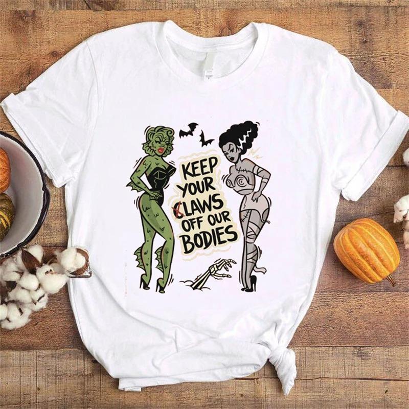 ZX TEE Creative Printed T-Shirt Aesthetic Female Summer Casual Top Women Crew White Basic Tees Cloth Accessories Short Sleeve O-Neck