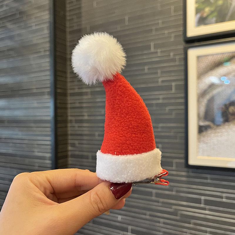 2025 Christmas Antler Hair Clip for Girls - Three-Dimensional Red Party Photo Prop