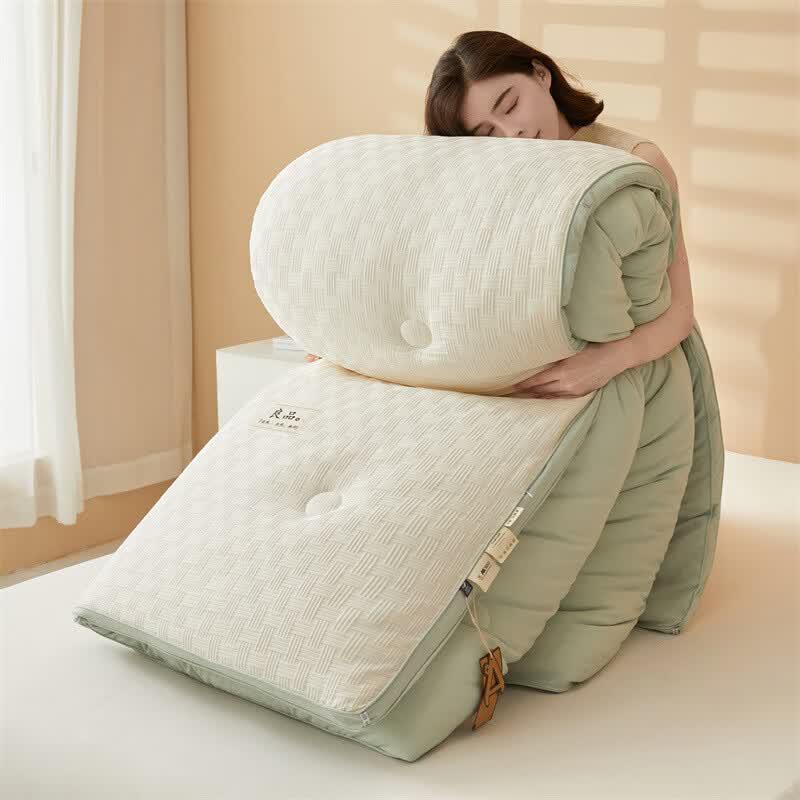 All-Season Knitted Cotton & Soybean Fiber Jacquard Quilt