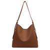 Lychee Pattern Retro Portable Mother and Child Bag Women's Large-capacity Solid Color Versatile Casual Shoulder Bag Fashionable Commuter Messenger Bag