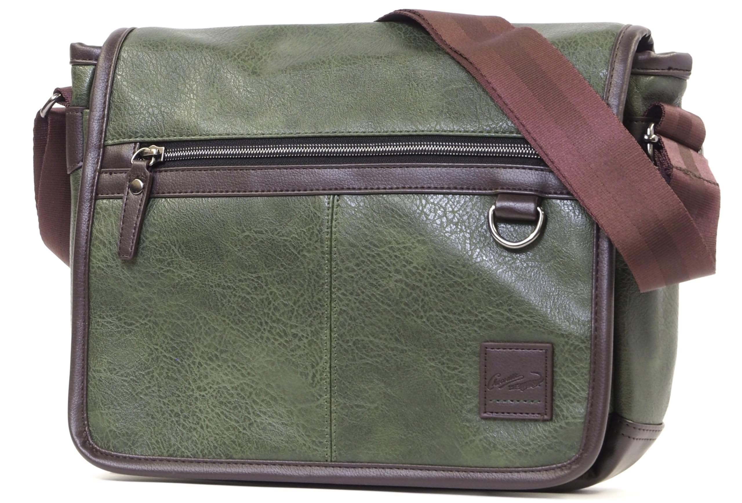 CROCODILE synthetic leather shoulder flap body bag (crocodile) leather-like bag, one-shoulder bag,