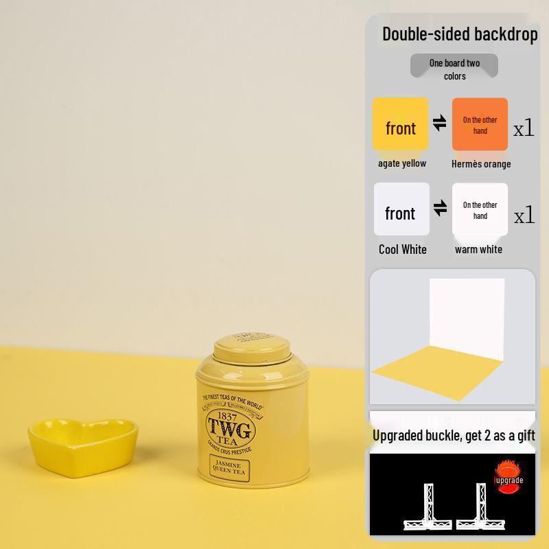 Solid Color Photography Backdrop - PVC Film for Cosmetics, Still Life, Cakes, and Food Photography Props