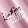 Anta Short Sleeve Knitted T-Shirt Summer Casual Loose Unisex tops Milkshake-Pink 972628106-5