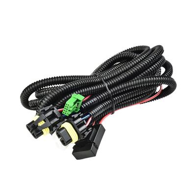 40A 12V Car Fog Lights Wire Switch Harness H11 Interface Relay LED Indicator Switch For Ford For Honda For Toyota