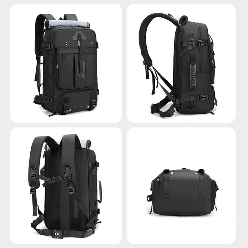Large-capacity Backpack Men's Outdoor Expandable Multi-compartment Travel Boarding Backpack Travel Large Luggage Bag