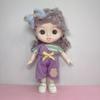 Full Body Girls' Doll with Clothes Dolly Girl Dress Up Toys Baby Doll 20cm Dress Doll  Children