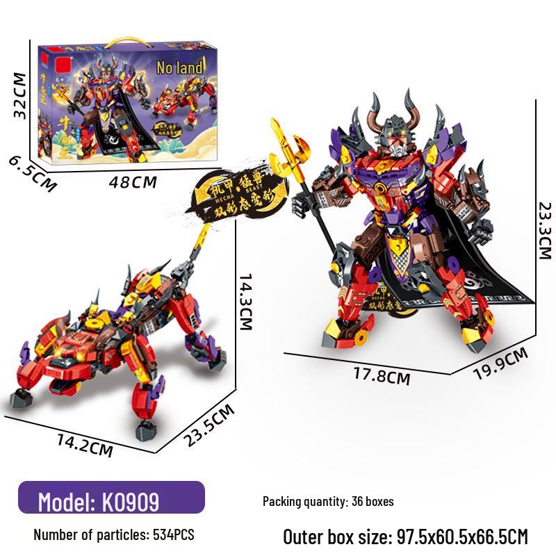 

Путешествие Царя Обезьян Укуна: Механические пазл-блоки в китайском стиле для детей (Совместимый с Лего)