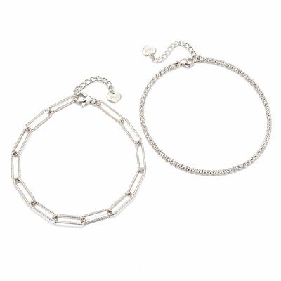 Silver Plain Band Bracelet, Stylish and Simple