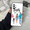 Baby Mom Daughter Girl Son Dad Case For Samsung Galaxy A53 A33 A23 A13 A14 A24 A34 A54 A52 A32 A22 A12 A51 A71 A21S Cover