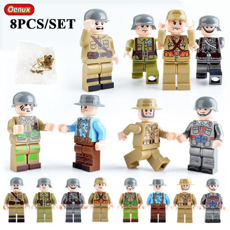 Neue Mini-Camouflage-Soldaten Militärische Kleine Bausteine Mini Moderne Armee-Soldatenfiguren MOC Baustein Spielzeug Für Kinder