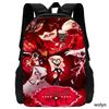 Hell Inn Hazbin Hotel Student School Bag High Value Leisure Oxford Ridge Relief Backpack