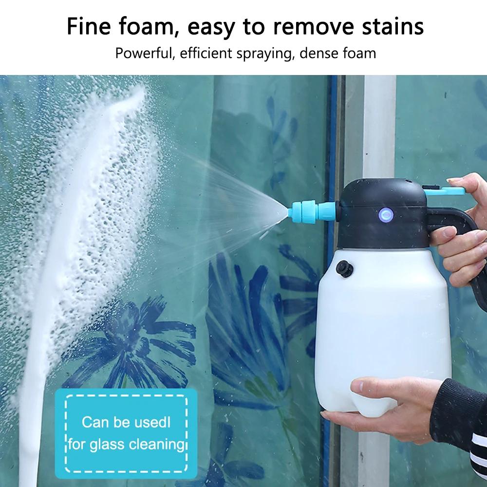 Car Washing Foam Sprinkling Pot Bottle Watering Cans Foam Sprayer Electric Car Cleaning Bottle Manual Sprayer