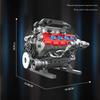 1189PCS V8 Engine Building Blocks Technology Bricks Internal Combustion Engine Model Desktop Ornaments Kids Toys Holiday Gifts