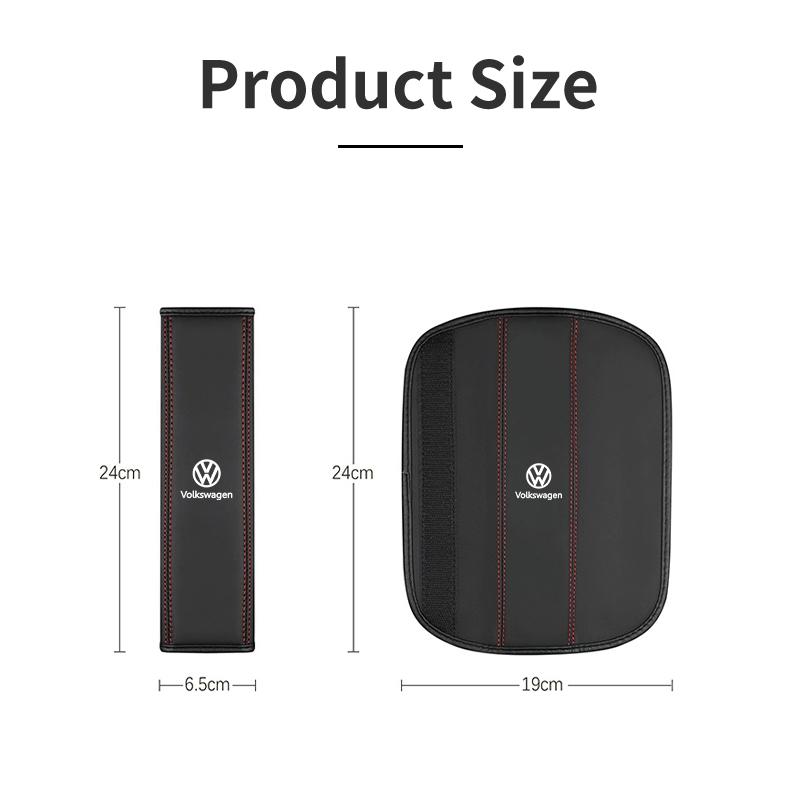 Car Seat Belt Protector Cover Seat Belt Shoulder Pad Accessories For Volkswagen VW Jetta Golf Beetle EOS GTI MK2 MK4 MK5 MK6 MK7 RD3