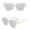 Metal Retro Oversized Sunglasses Women Sexy Cat Eye Luxury Sun Glasses Female Black Gradient Vintage Ladies Oculos De Sol