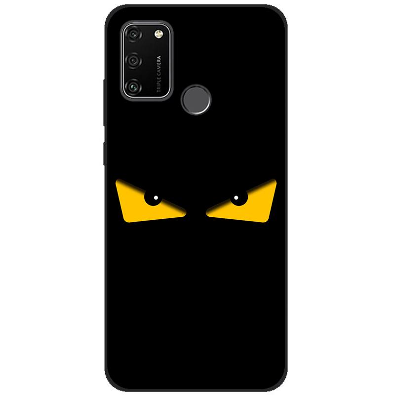 For HONOR 9A Case 6.3" Soft Silicon Tpu Phone covers On Huawei Honor 9A 9 A MOA-LX9N Back Bag Funda Shell black tpu case
