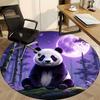 1pc Panda Moon Night Forest Chair Carpet for Office, , Non-slip carpet, Very suitable for offices, farmhouses,Outdoor carpet yy251120079
