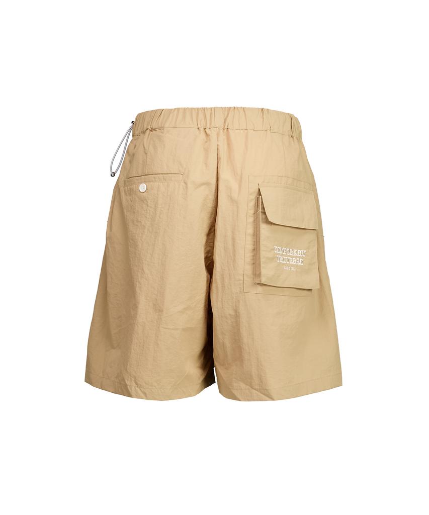 Tempoleoliyunibeoseu Oversized Nylon Outdoor Pants - Beige
