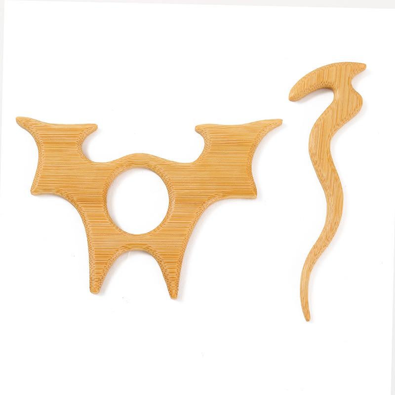 Retro Regenschirm Tanzendes Schweinchen Holzbrosche Ahornblatt Häschen Tier Pulloveranstecknadel Weihnachtsbaum Vogel Kätzchen Schal Schnalle Mädchen