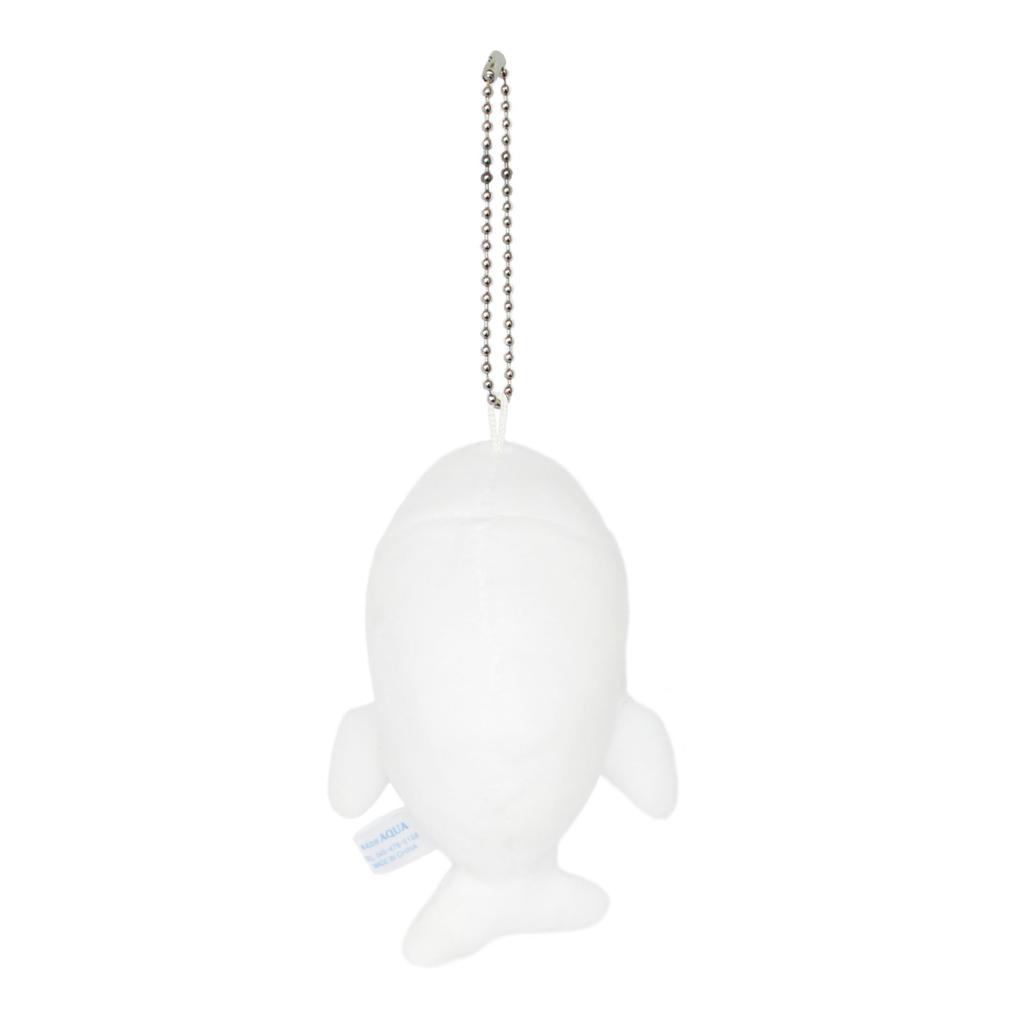 [Aqua] Plush Toy Marine Anywhere Friends Keychain Beluga Whale 00080079