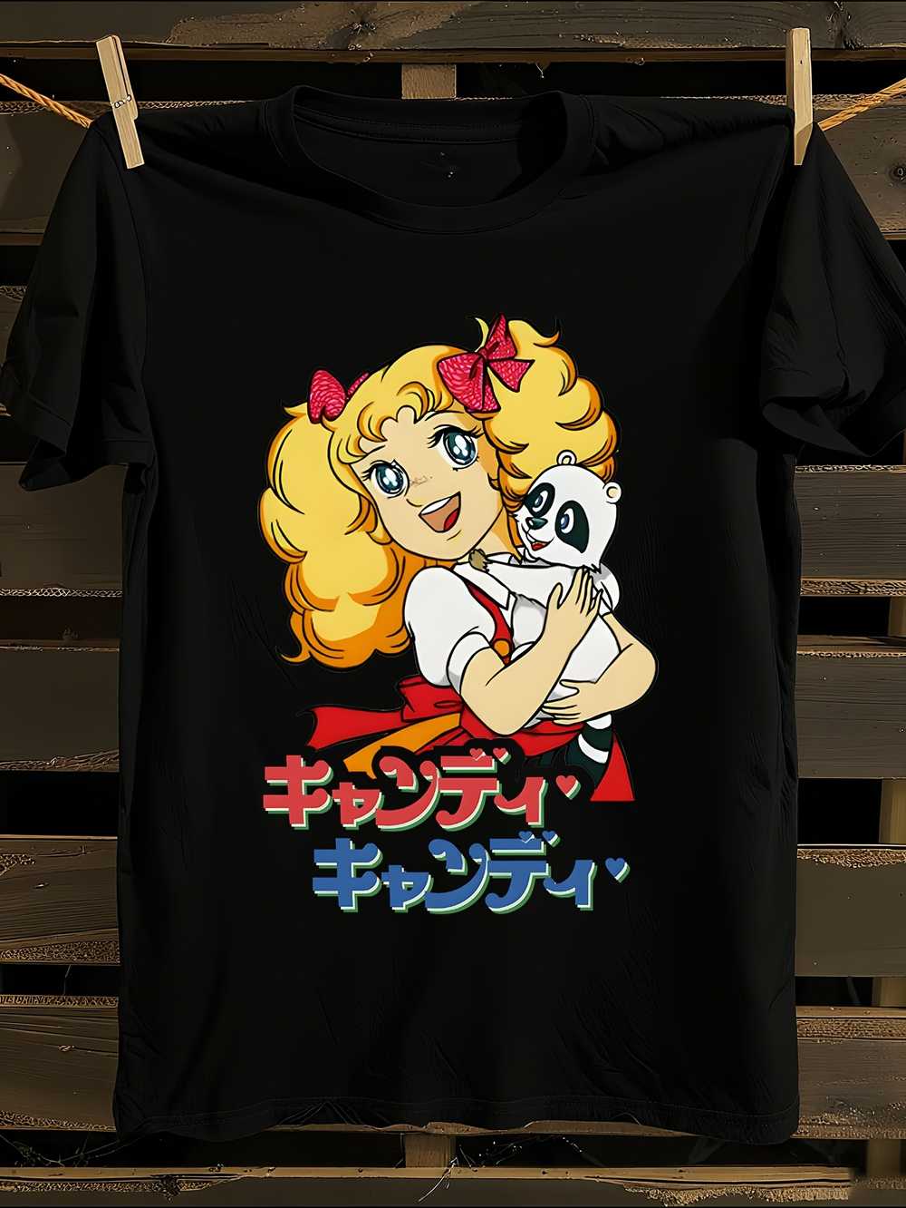 Vintage 80s Candy Candy Anime T-Shirt XXXXL