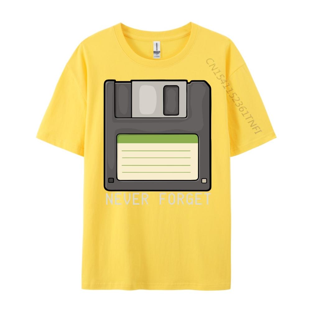 Funny Floppy Disk For Never Forget Computer T Shirt Men 100 Cotton Anime National Flag Day Graphic Tshirts