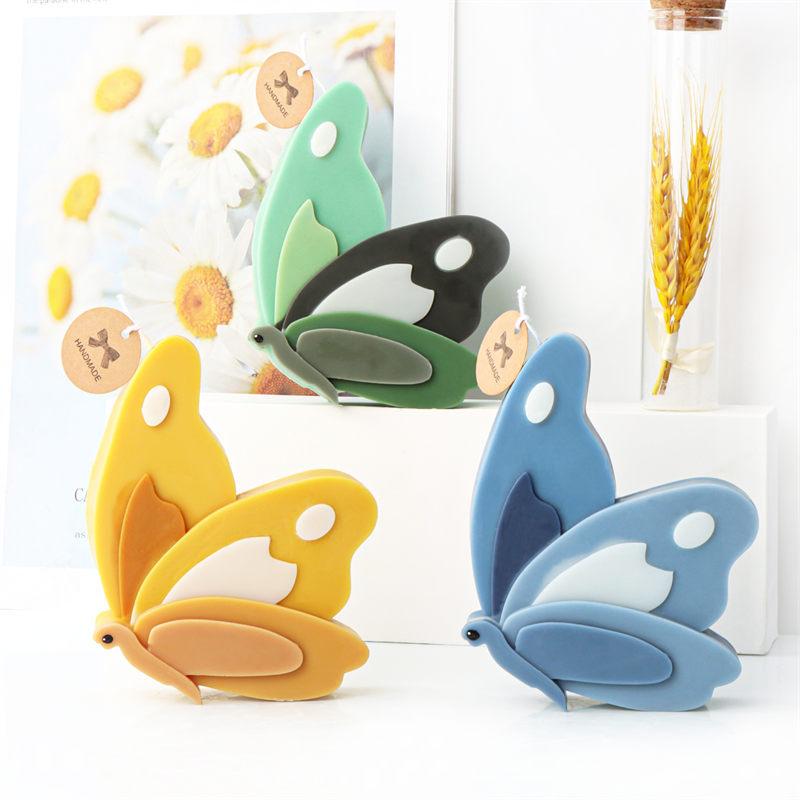 Butterfly Candle Silicone Mold DIY 3D Insect Craft Gift Ornament Silicone Mould Resin Candle Mold And Home Decoration