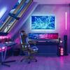 Herní židle s reproduktory kompatibilními s Bluetooth a RGB LED osvětlením Ergonomická masážní počítačová židle s nastavitelnou výškou