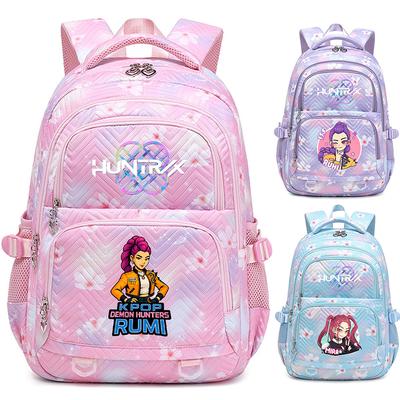 Niedlicher K-Pop-Rucksack mit Aufdruck Student Teenager Schultasche für Junge Mädchen Kindergeschenk Damen Große Kapazität Wasserdicht Reisetasche Mochila