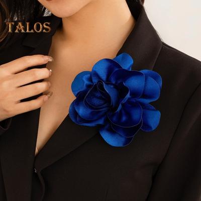 Frauen Corsage Brosche Stoff Blume Form Anti-Rutsch Anzug Mantel Kragen Hut Schal Kleid Dekoration Kleidung Pin Prom Party Kleidungsstück Schmuck