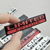 2PCS Logo Aluminum Limited Edition Car Body Badge Sticker Trunk Fender Emblem Decals Accessories For Car Motorcycle Bike Truck