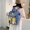 Preppy Purple Backpack Women Waterproof Candy Colors Backpacks Fancy High School Bags for Teenage Girl Cute Travel Rucksack
