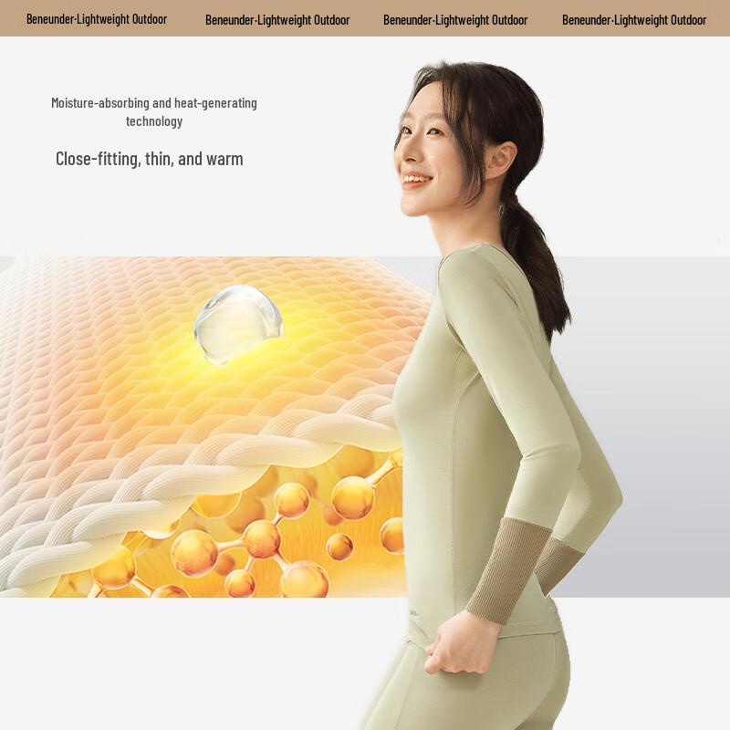 Beneunder Women's Mid-Warm Thermal Underwear Set SF05123