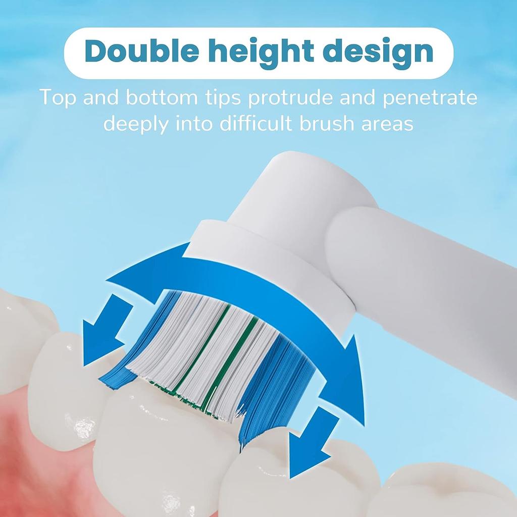 4/8/16 Pcs/Pack Electric Toothbrush Replacement Head Soft Dupont Bristle Tooth Brush Heads For Oral B Toothbrush Nozzles SB-17A
