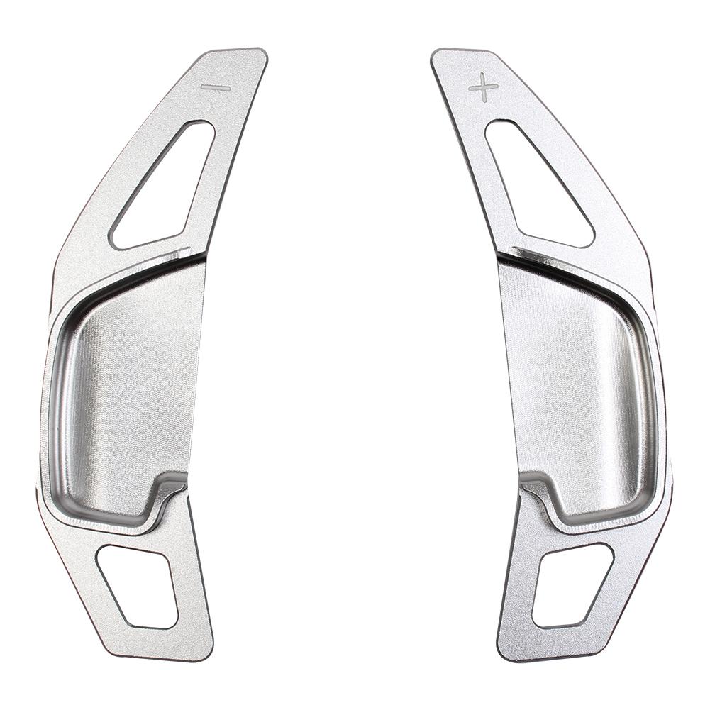 Car Steering Wheel Shift Paddle For Toyota RAV4 Camry Mark X Corolla Zelas Aluminum Auto Gear Shift Extension Paddles серебряный