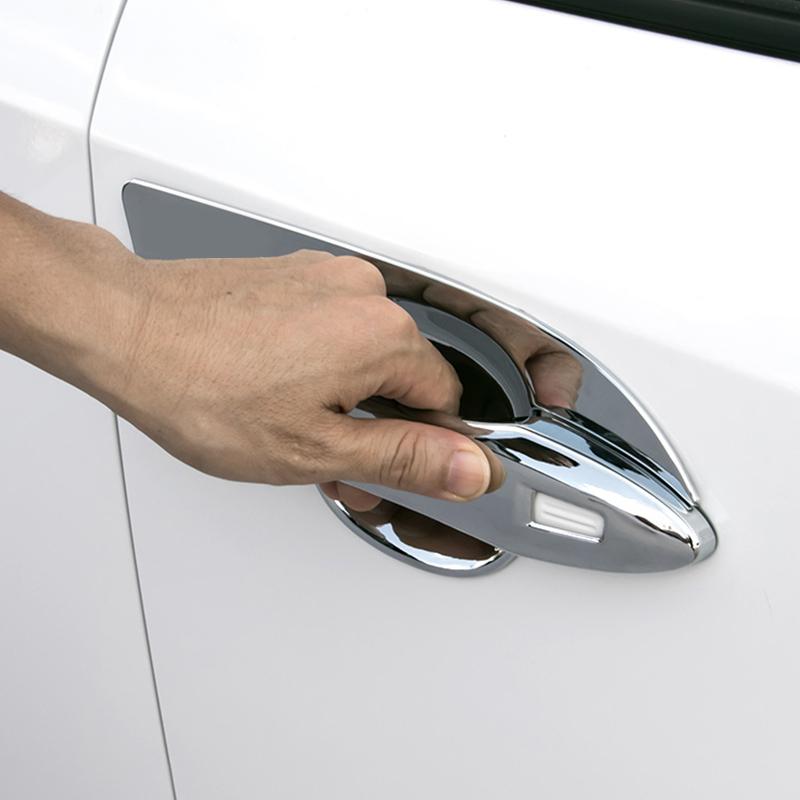 ABS Car External Outer Door Handle Bowl Catch Cover Trims Stickers For Toyota Corolla E210      2024 Hybrid