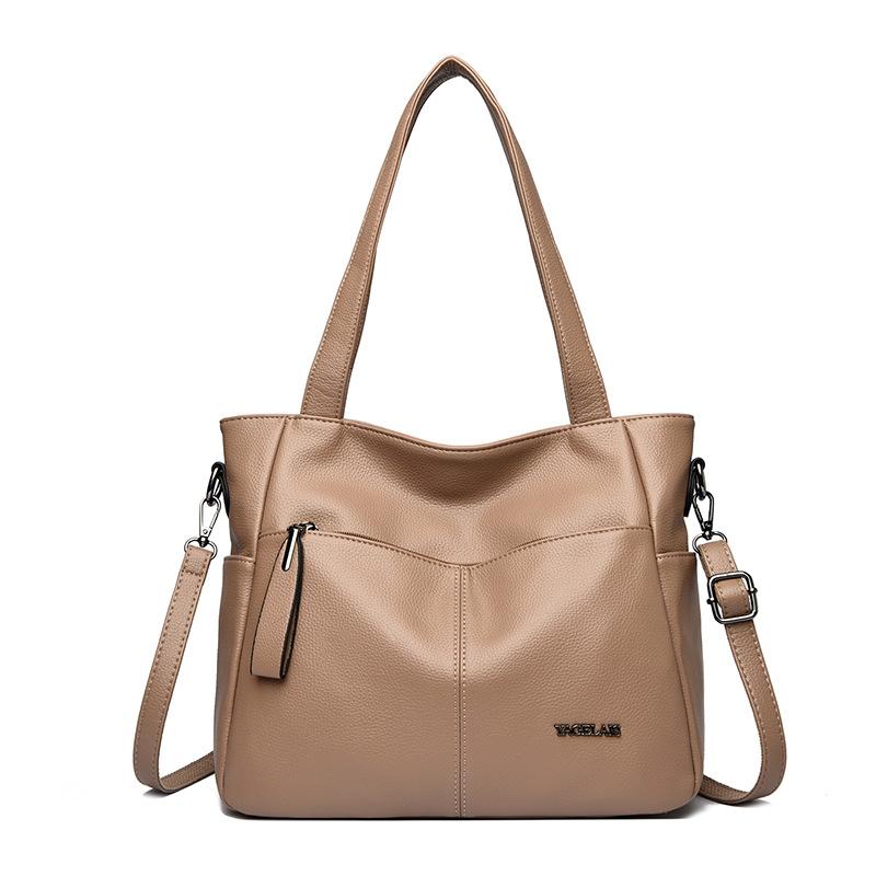 Large-capacity Women's Bag, Single-shoulder Bag, Elegant Tote Bag, Fashionable Middle-aged Mother's Bag, Practical Large Bag