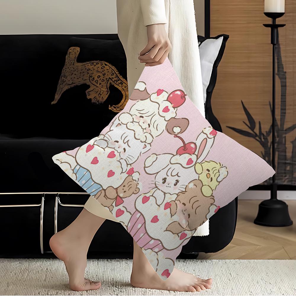 Mikko Anime Pillow Cover Design Cushion Cover Decor Holiday Decorati